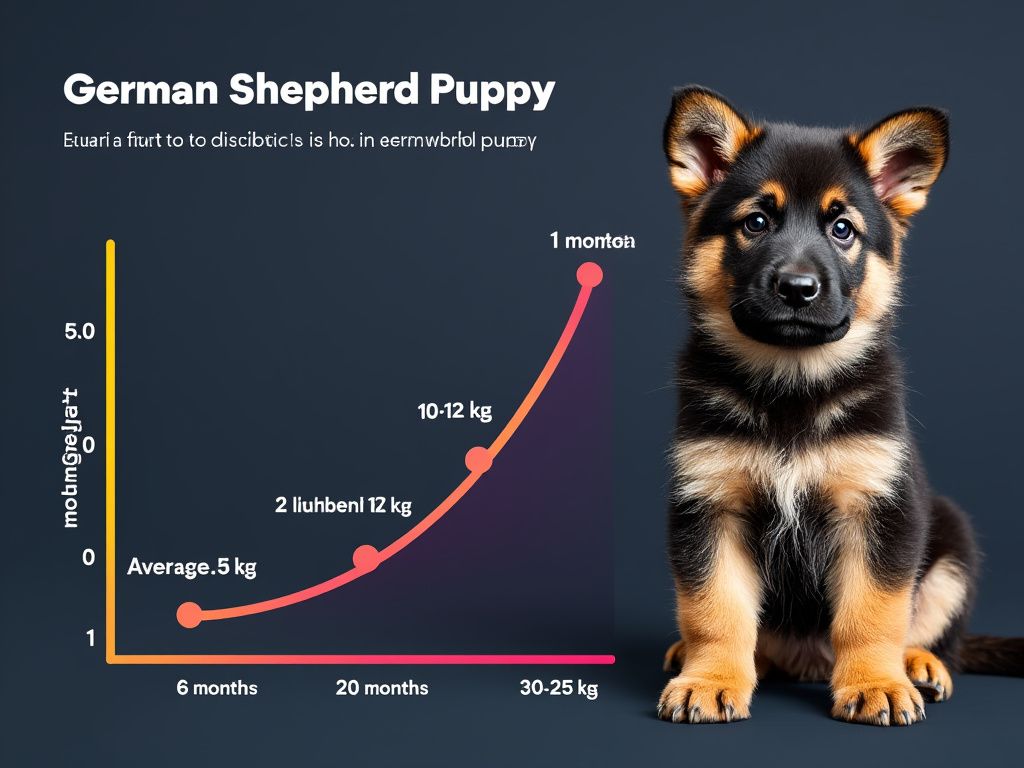 Courbe de poids du chiot Berger Allemand guide de croissance et d’alimentation Linky Dog